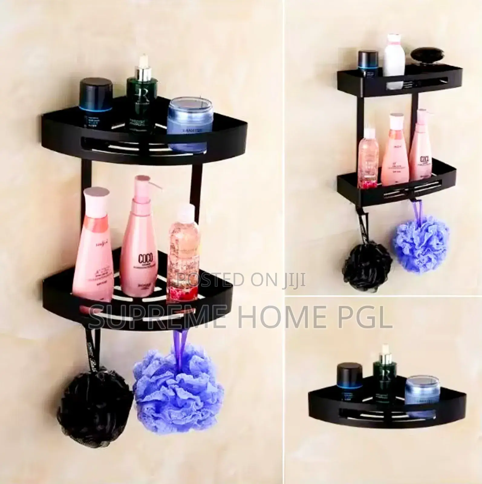 High Quality 304 Stainless Steel Bathroom Shelve