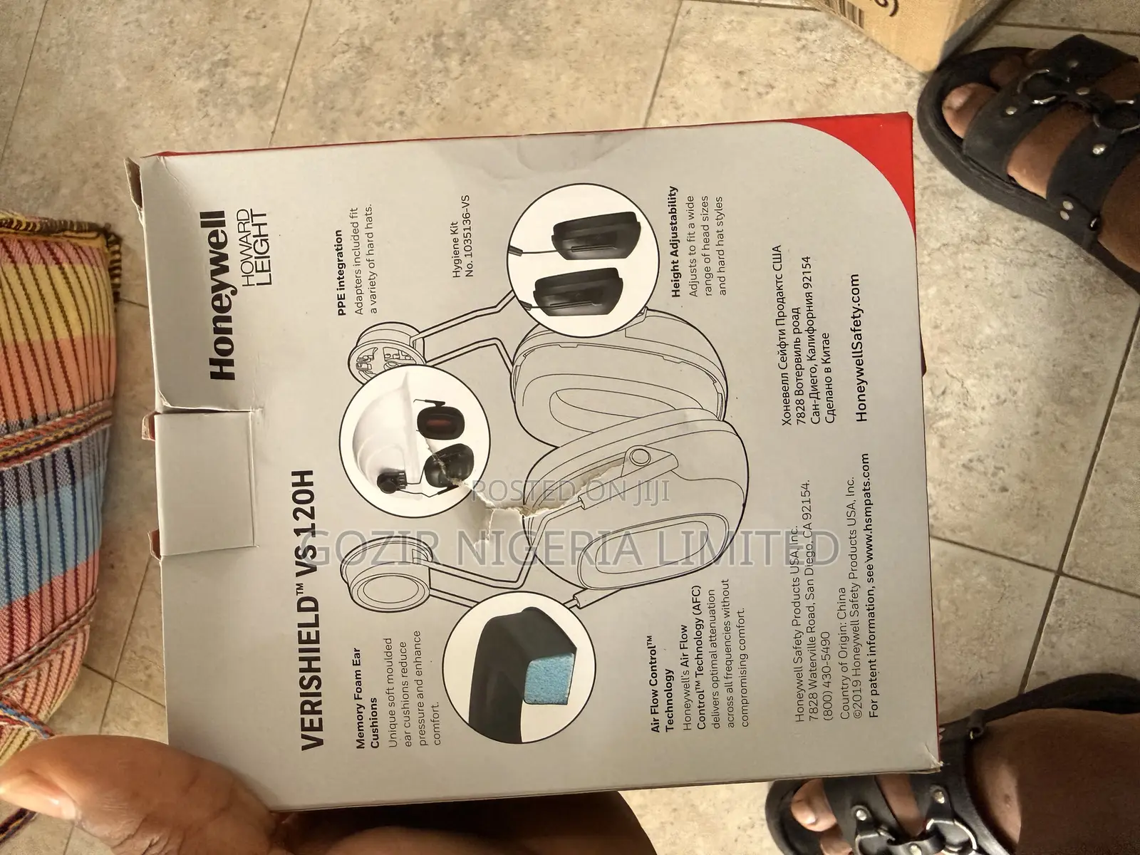Honeywell Verishield Vs 120h Earmuff