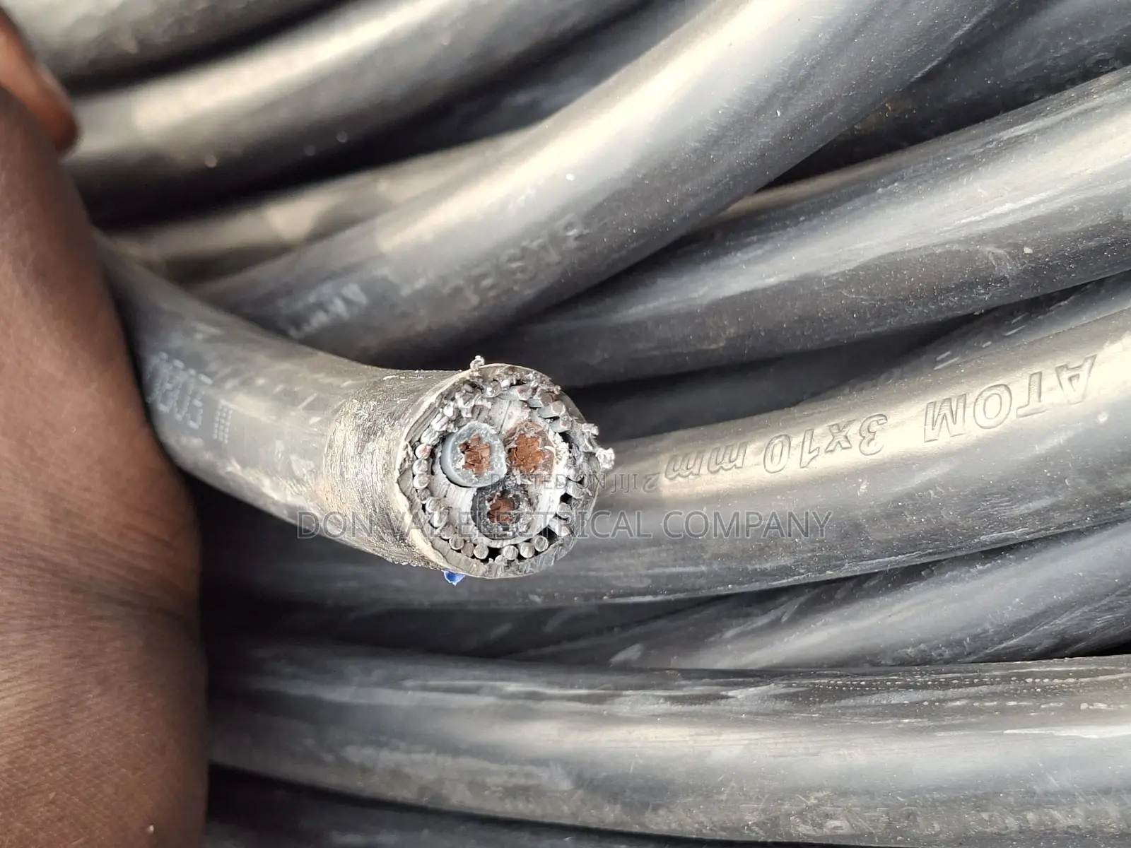 10mm X 3core High Quality Armored Copper Cable