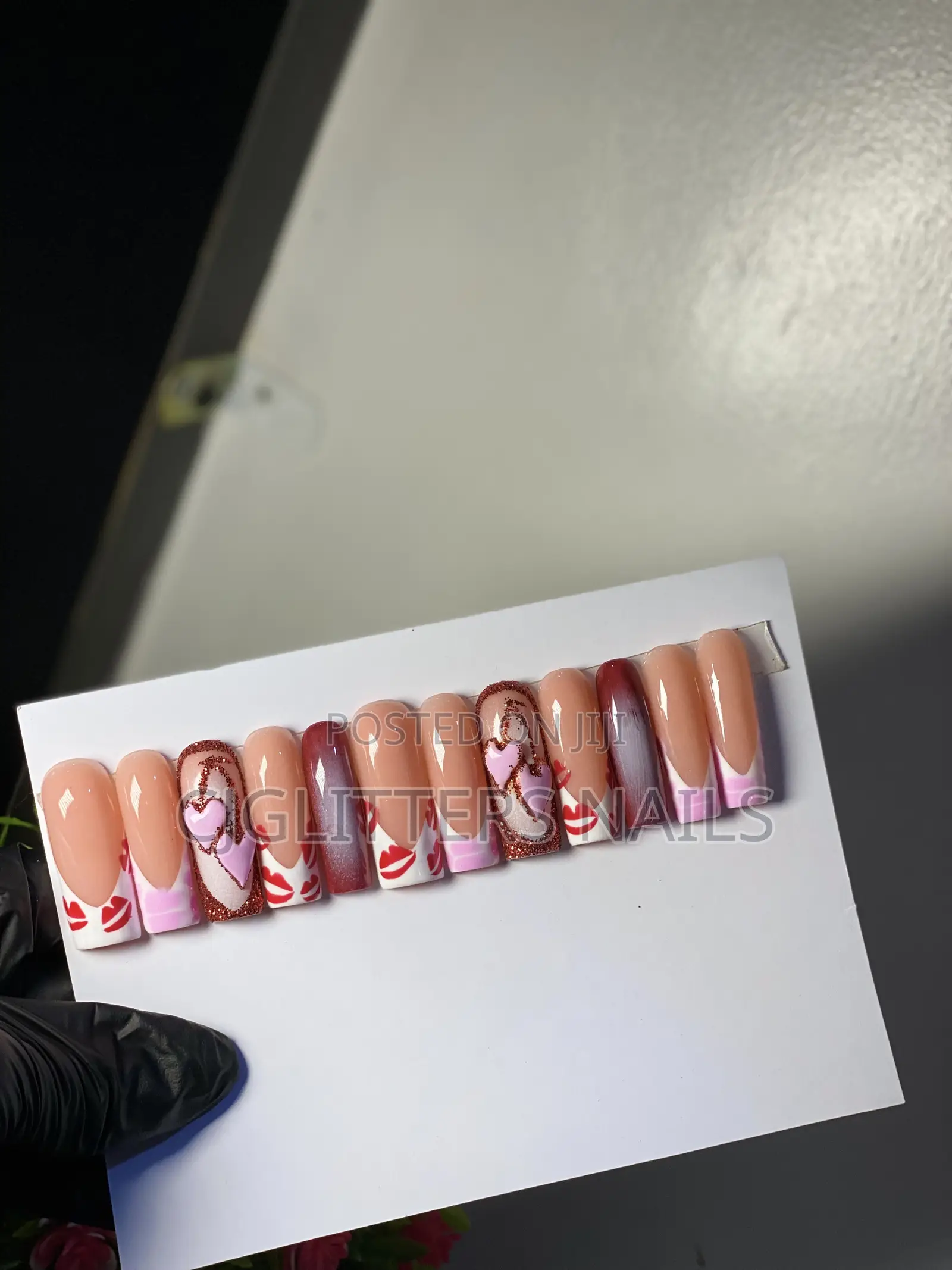 Custom Acrylic Press-on Nails in Abuja