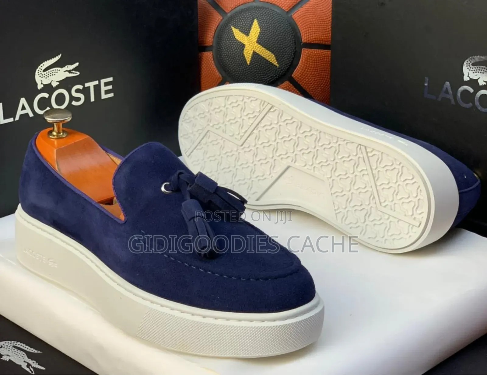 Smart Casual Suede Lacoste Shoes