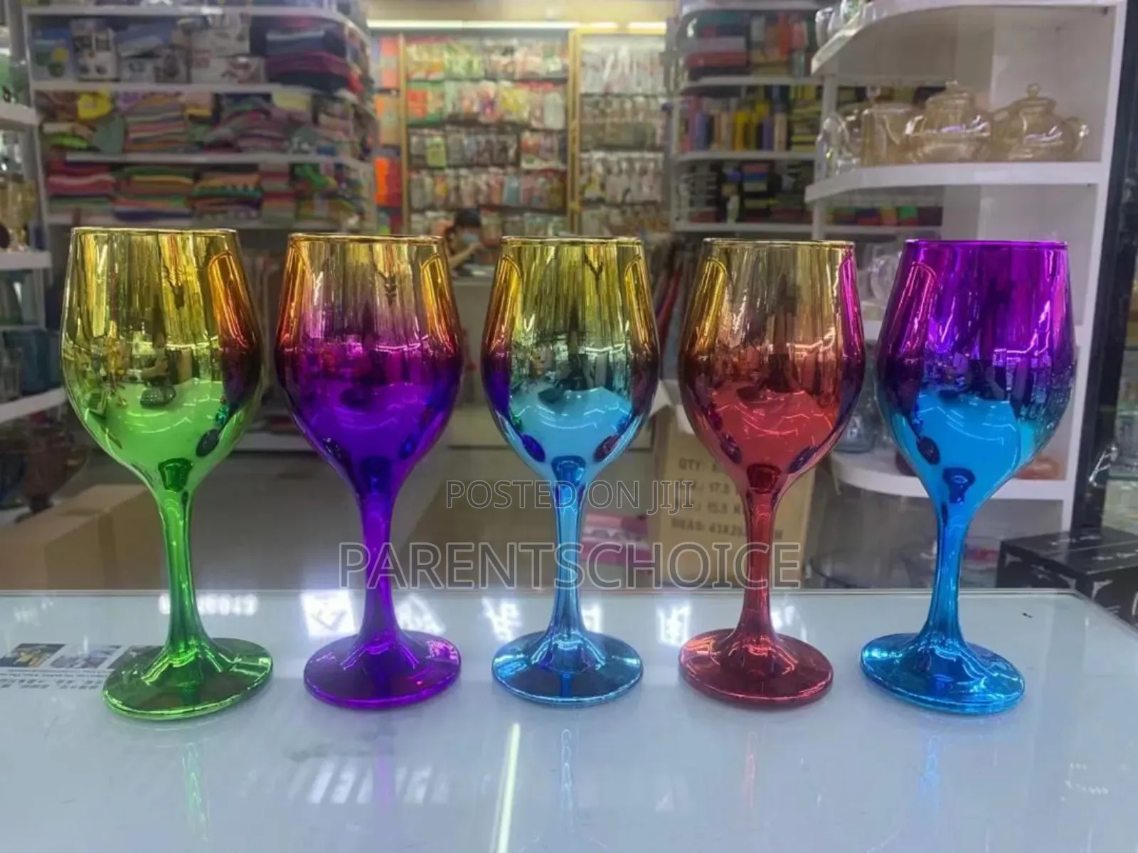 Luxury Glass Cup Set - 6 PCS