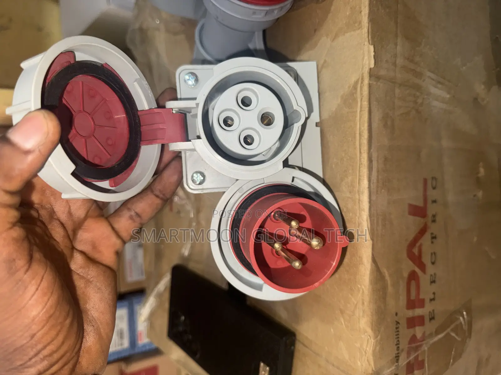 Original 16amps 4pin Industrial Male and Female Socket