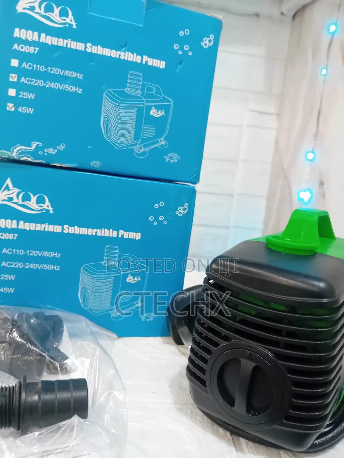 Aqqa Submersible Water Pump, 3000l/H Ultra Quiet , 2.5m High Lift