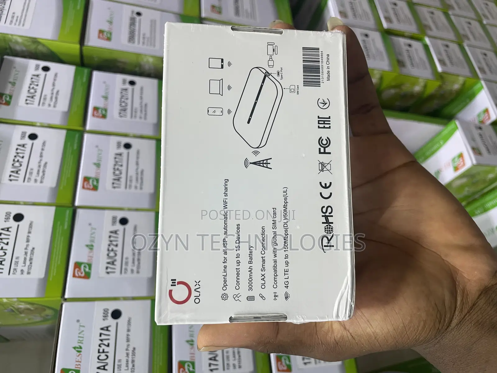 Olax Mt10 4g+ Lte Mifi