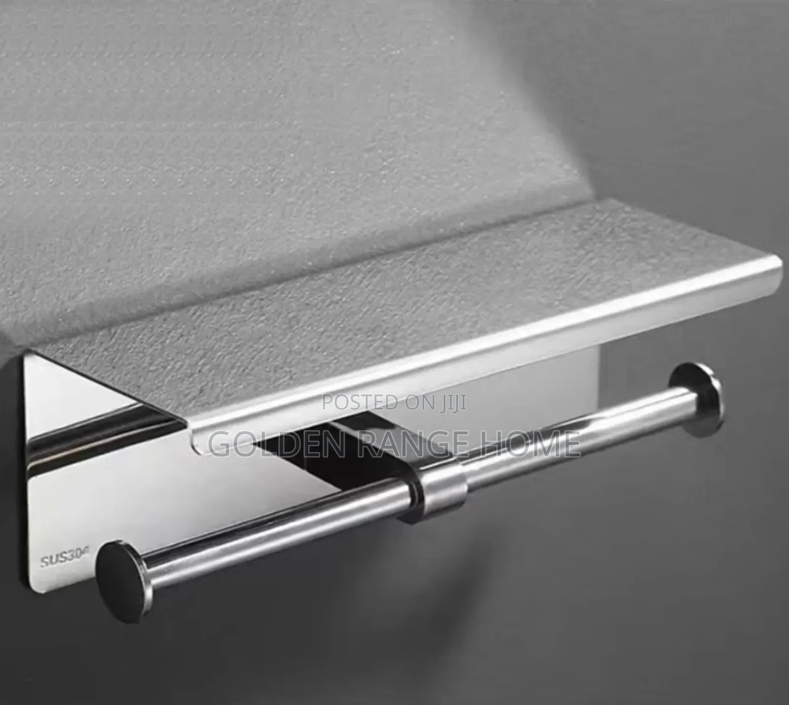 Stainless Steel Double Tissue Paper Holder