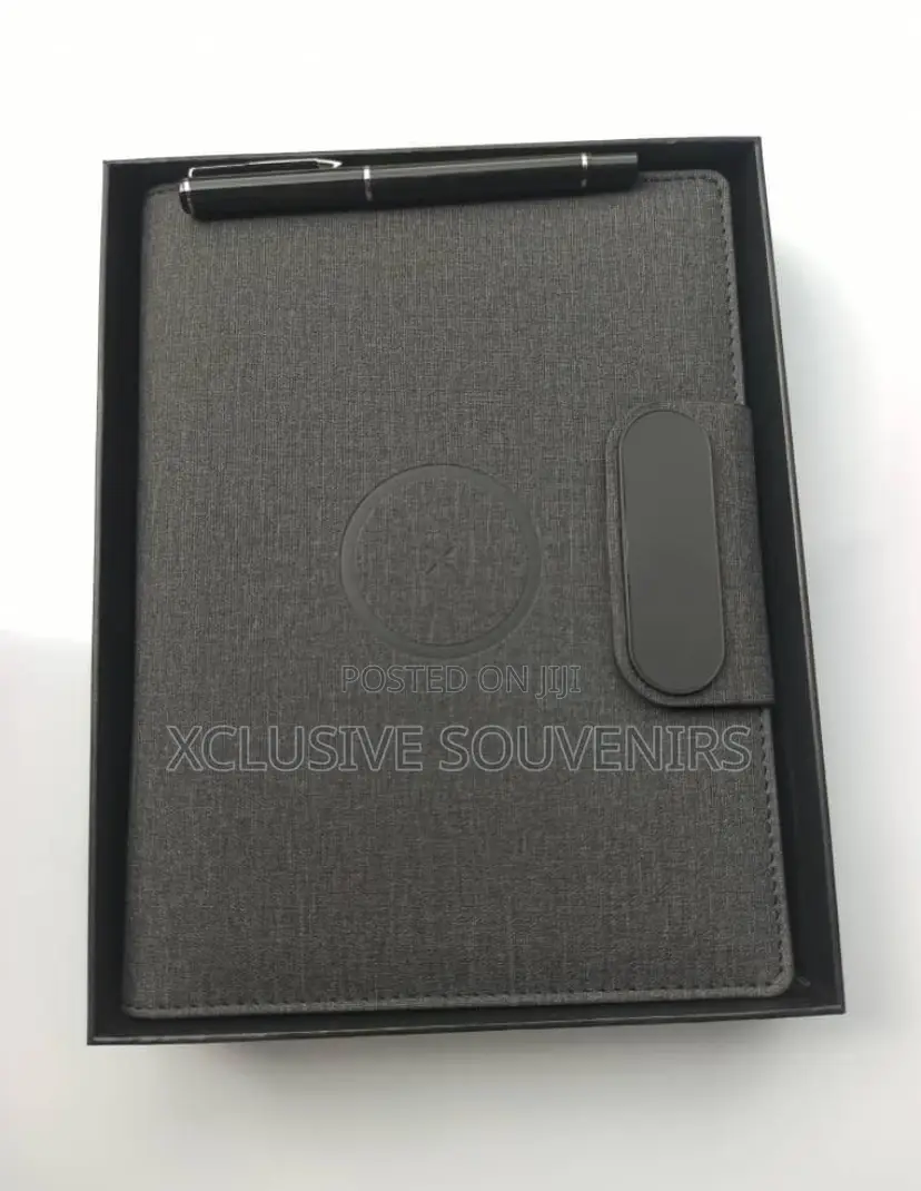 New Design Custom Wireless Charging Notebook With Pen