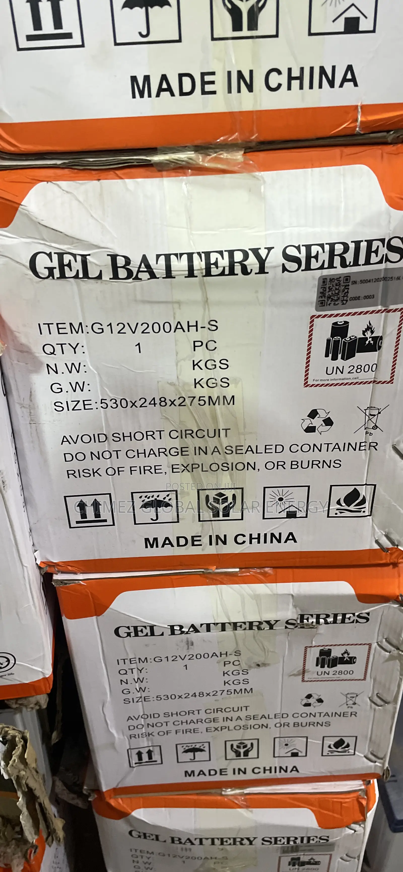 Felicity Solar 12 Volts Deep Cycle Battery