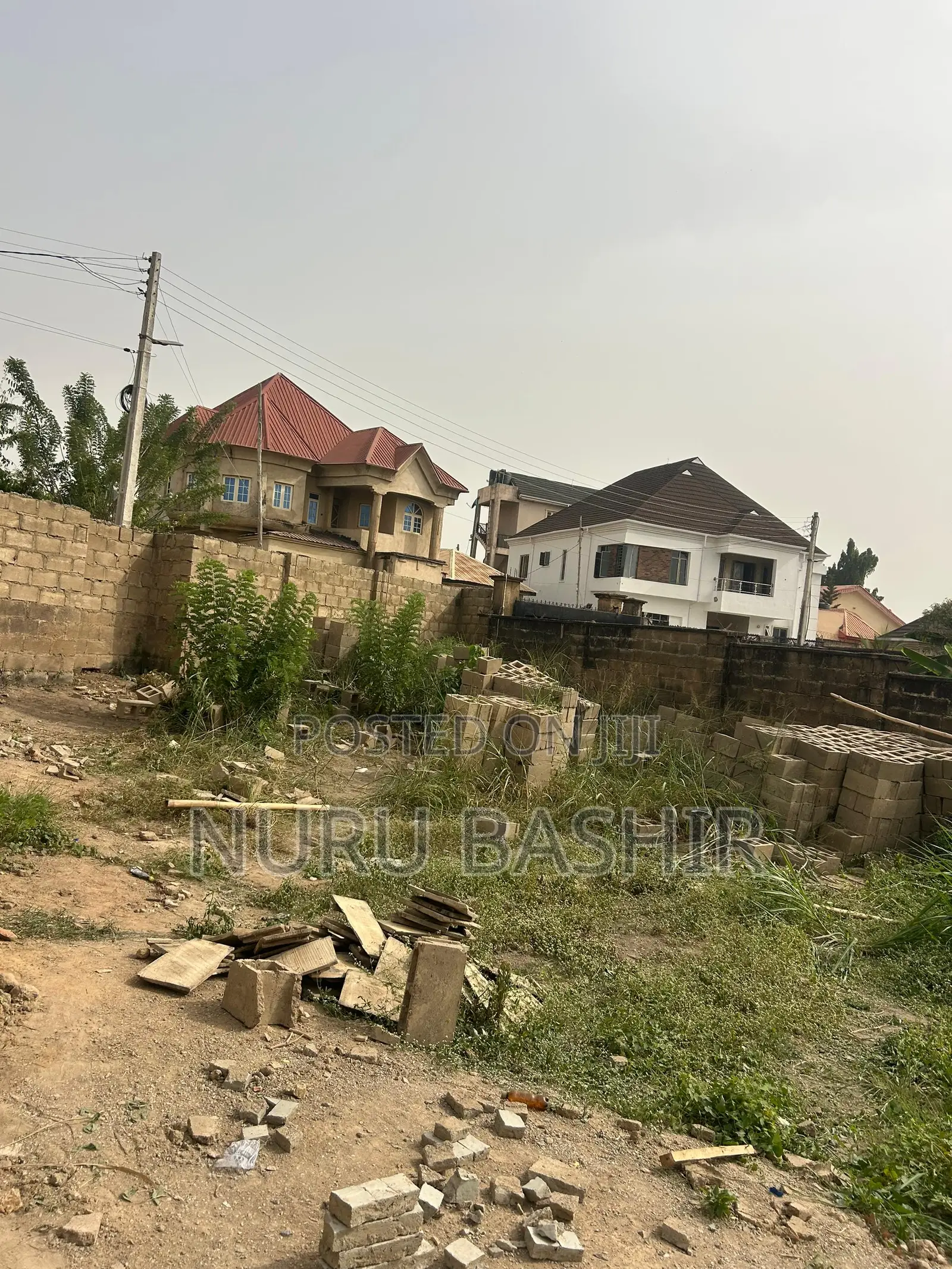 Well Fenced and Gated Residential Plot of Land for Sale