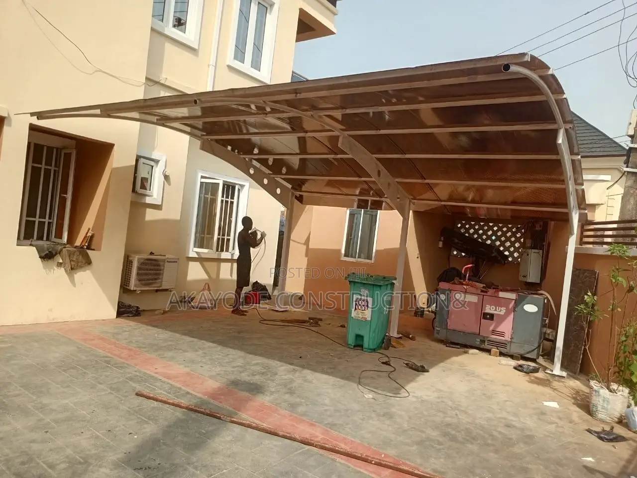 Durable Danpalon Carport With Uv Protection