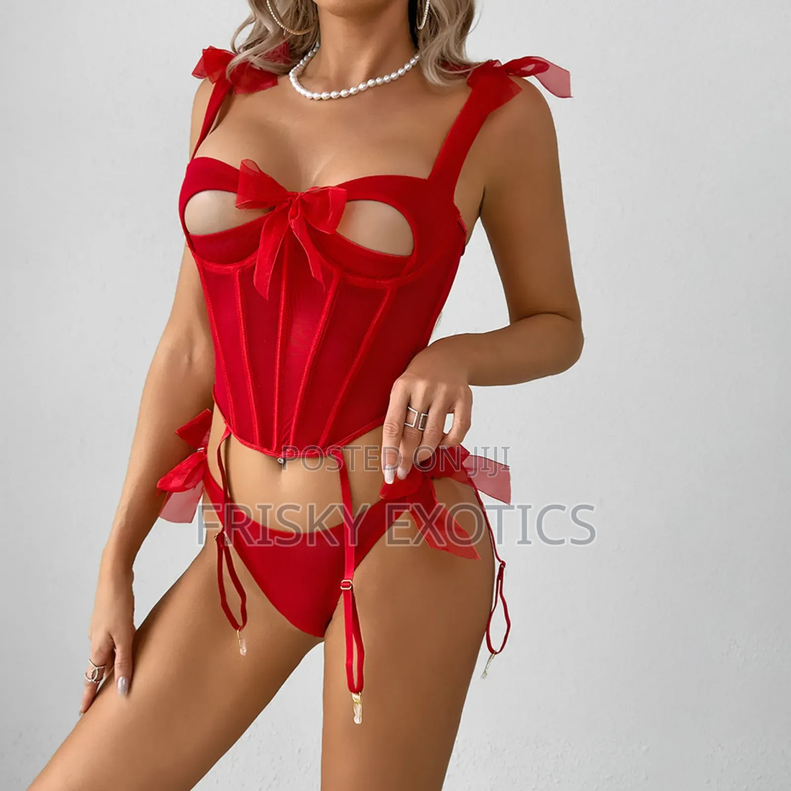 2pc Corset Brallet Lingerie Set