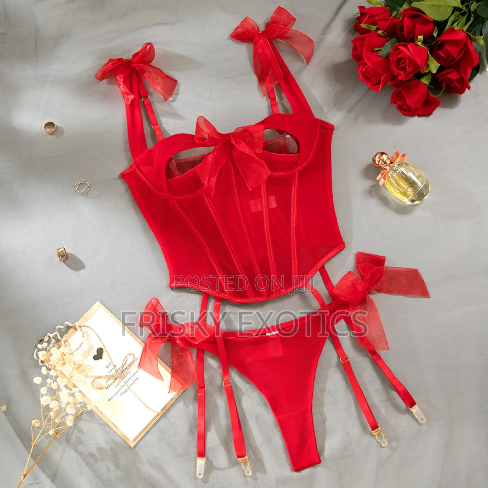 2pc Corset Brallet Lingerie Set