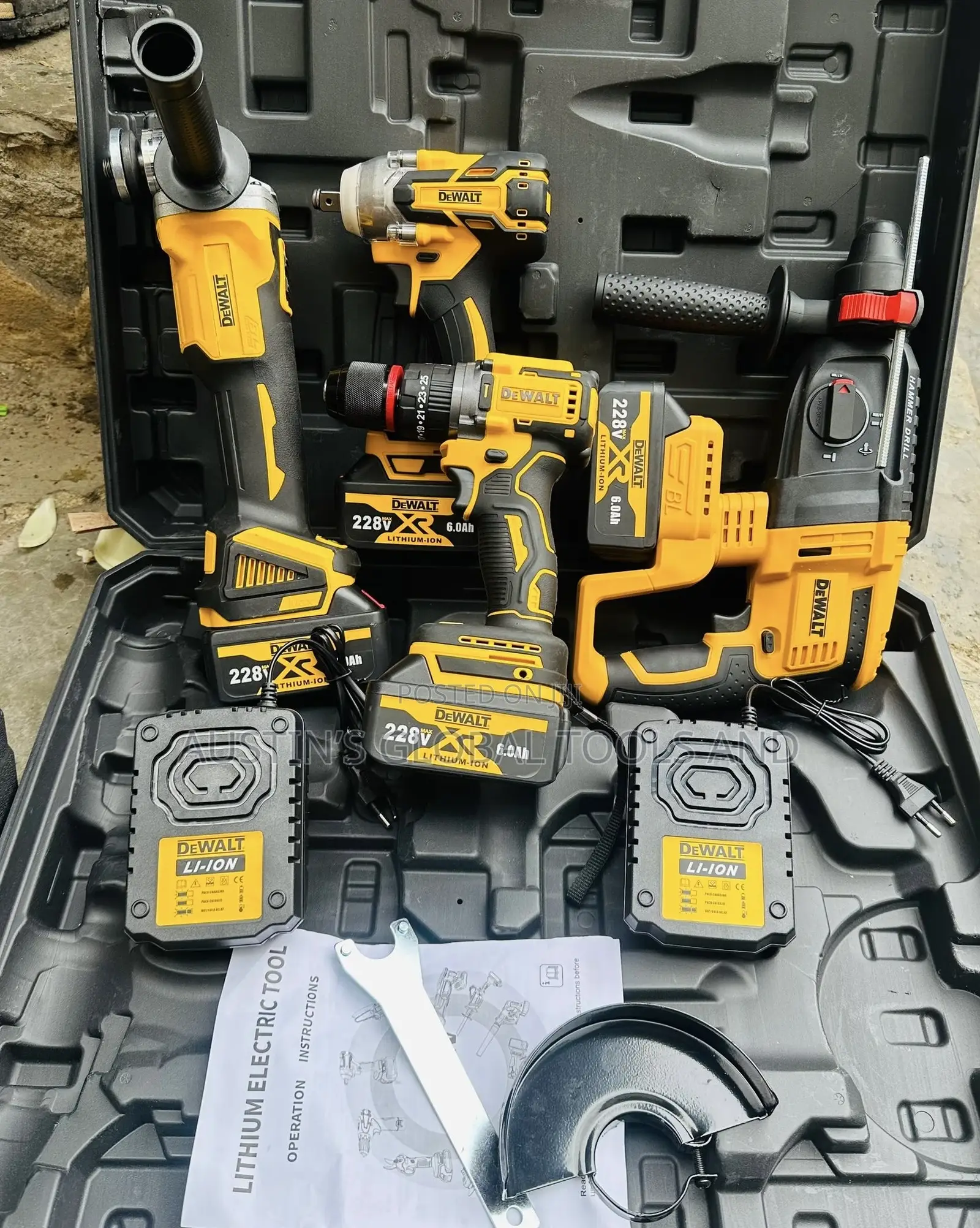 Dewalt 4in1 Brushless Combo Kit