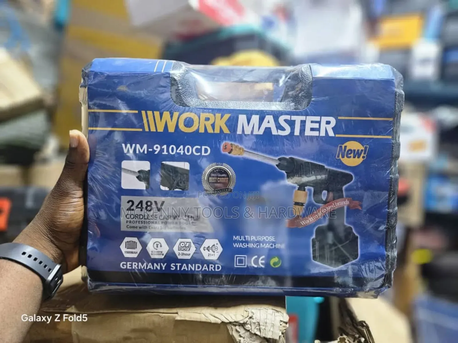 Work Master Wm-91040cd Cordless Car Washer (248v