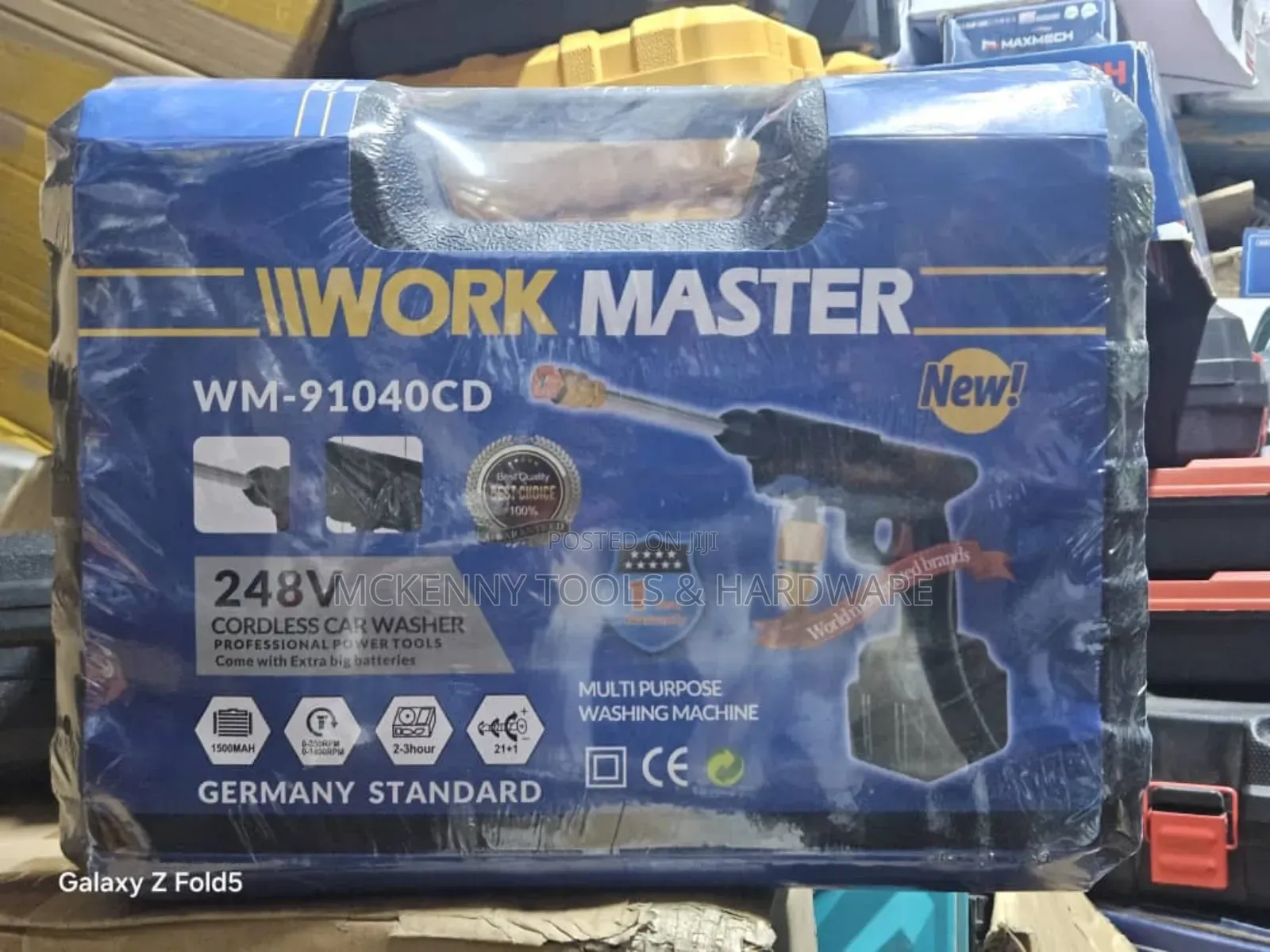 Work Master Wm-91040cd Cordless Car Washer (248v
