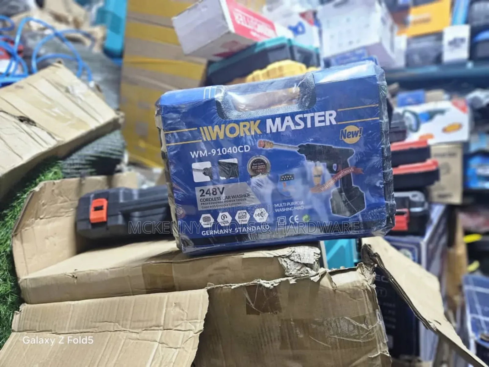 Work Master Wm-91040cd Cordless Car Washer (248v