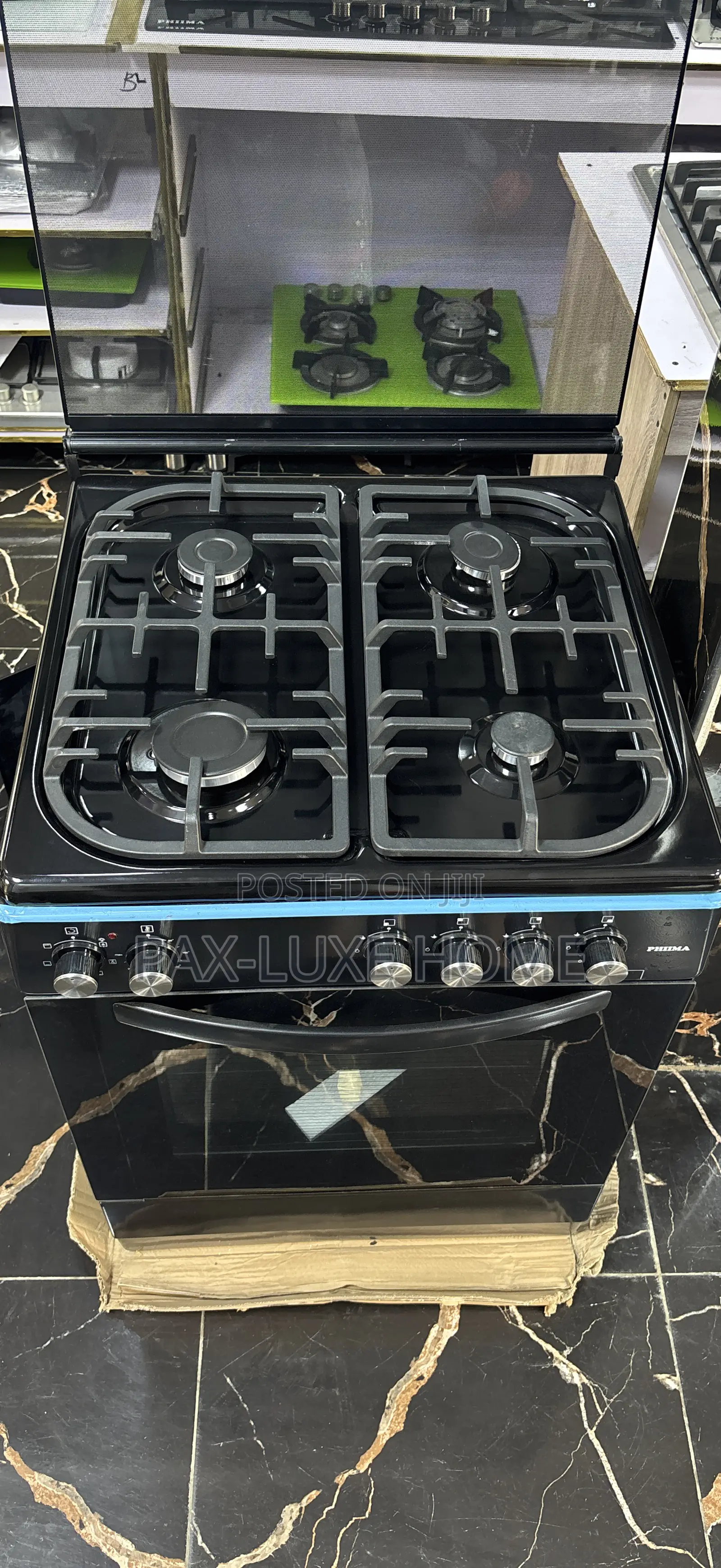 Phiima4 Burner Gas Standing Cooker Plus Oven With Warranty