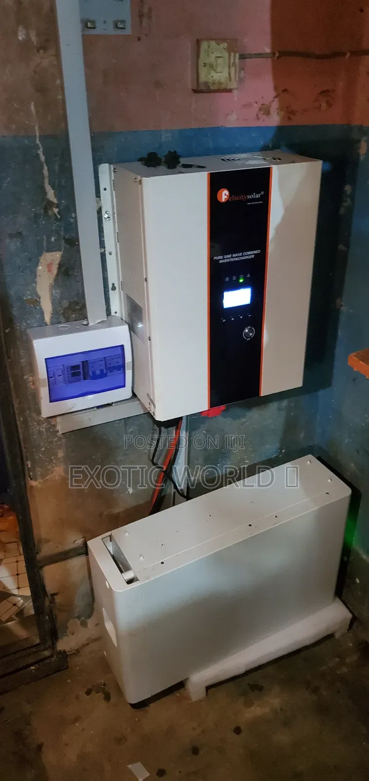Complete Solar Power Installation – Felicity 5kva