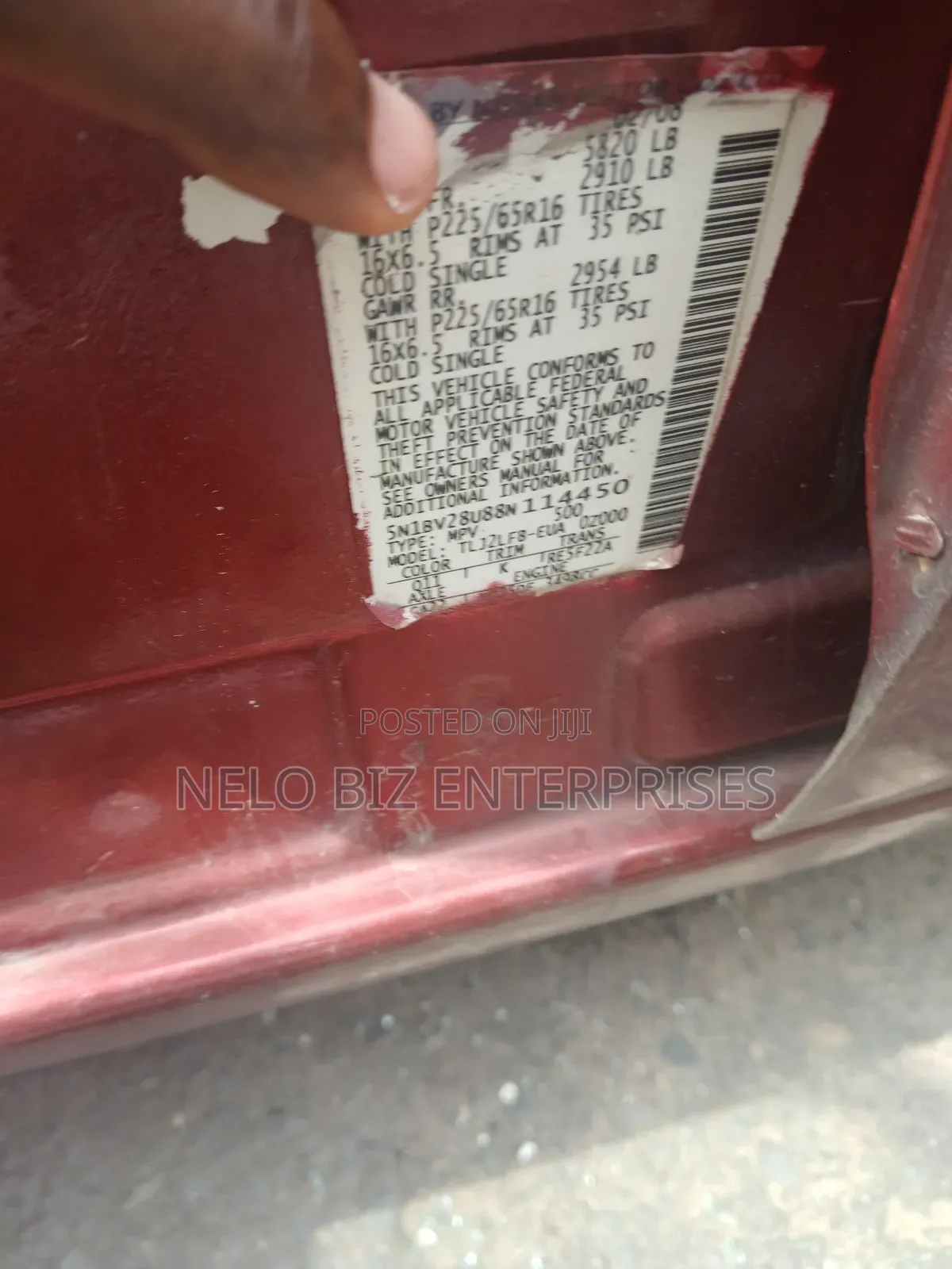 Nissan Quest 2008 Red
