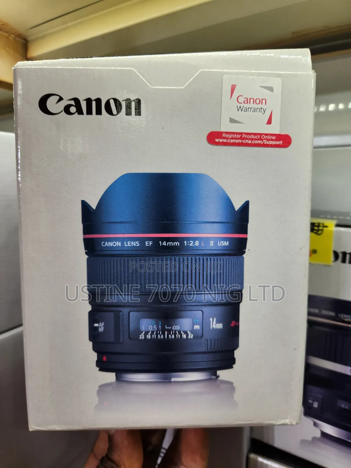 Ef 14mm F2.8l Ii Usm Canon Lens (New)