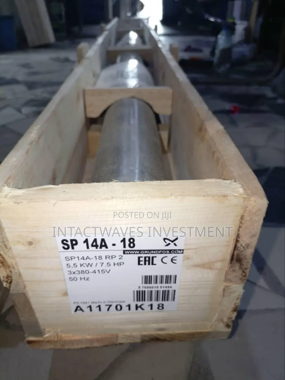 7.5hp Submersible Pump Groundfos Original