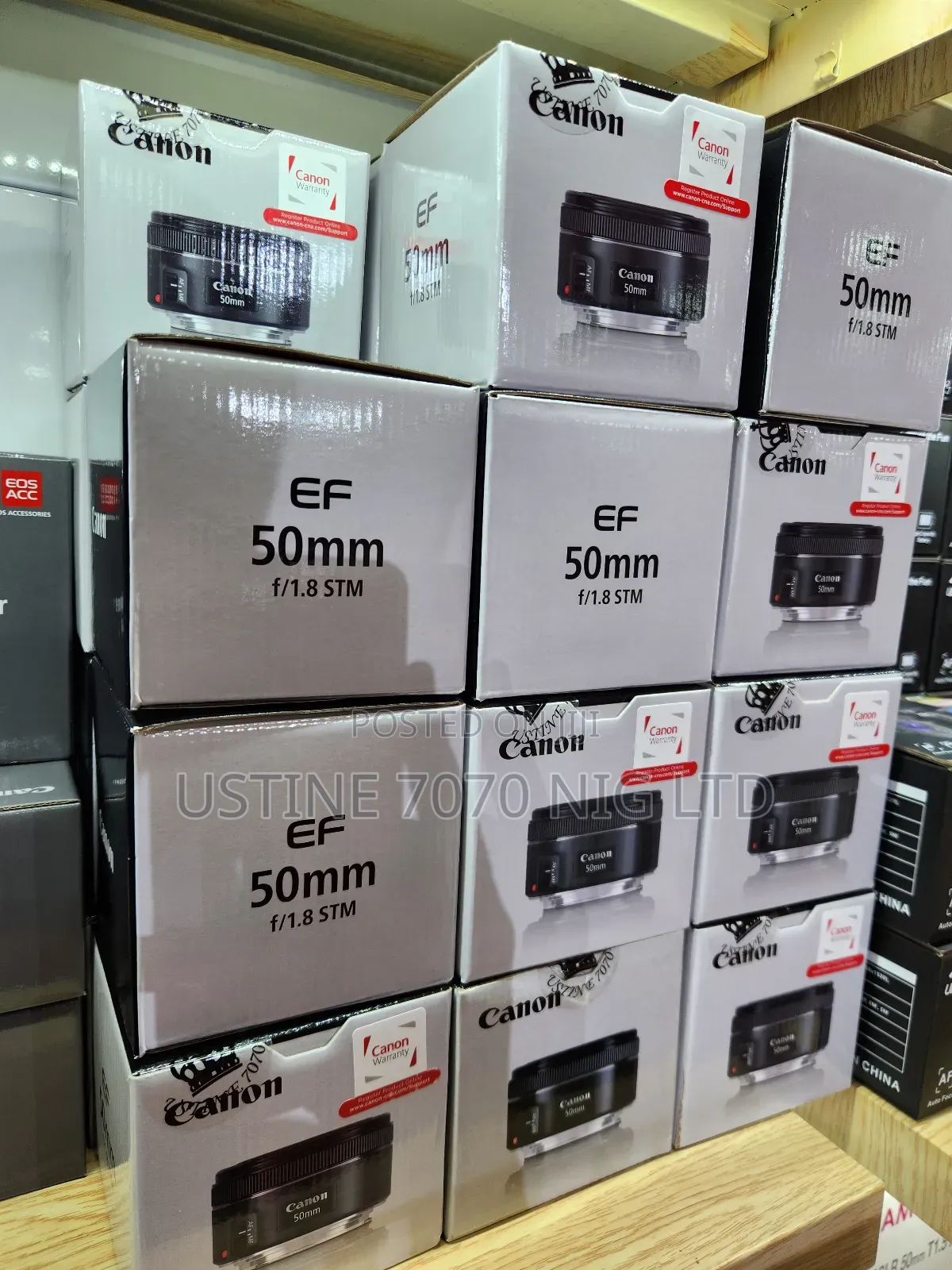 Ef50mm F1.8 STM Canon Lens (New)