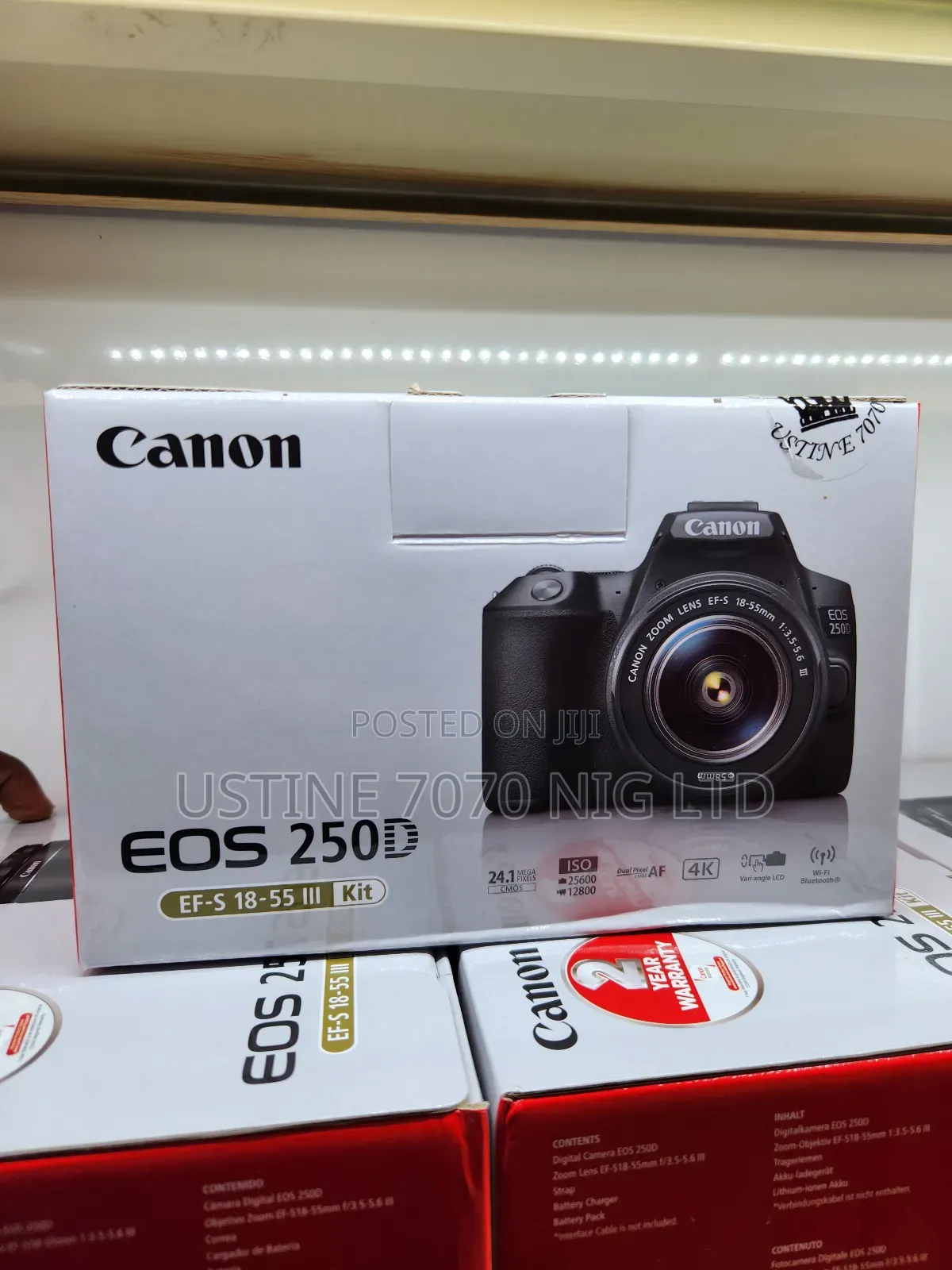 Eos 250d Kit Canon Camera (New)