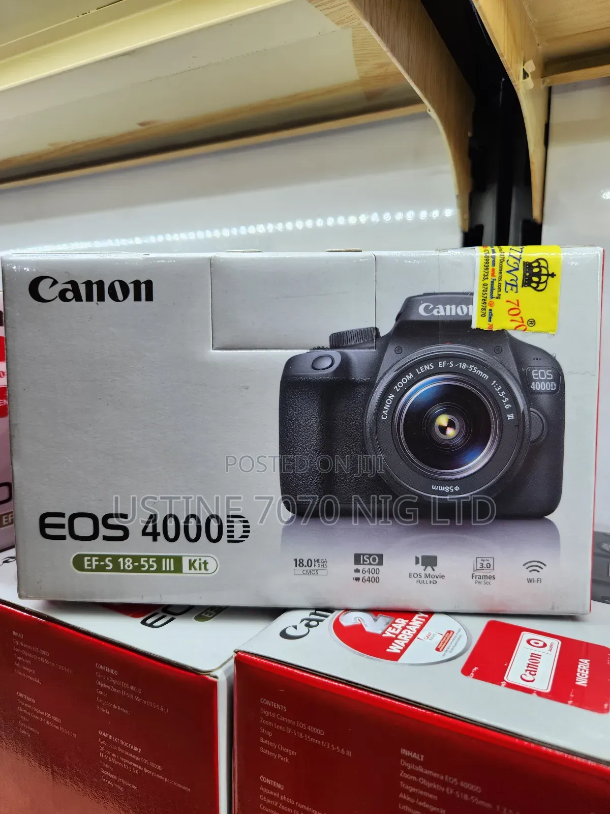 Eos 4000d Kit Canon Camera (New)