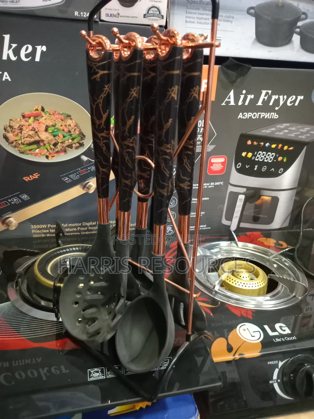 Heat Resistant Non Stick Spoons With Colorful Handles