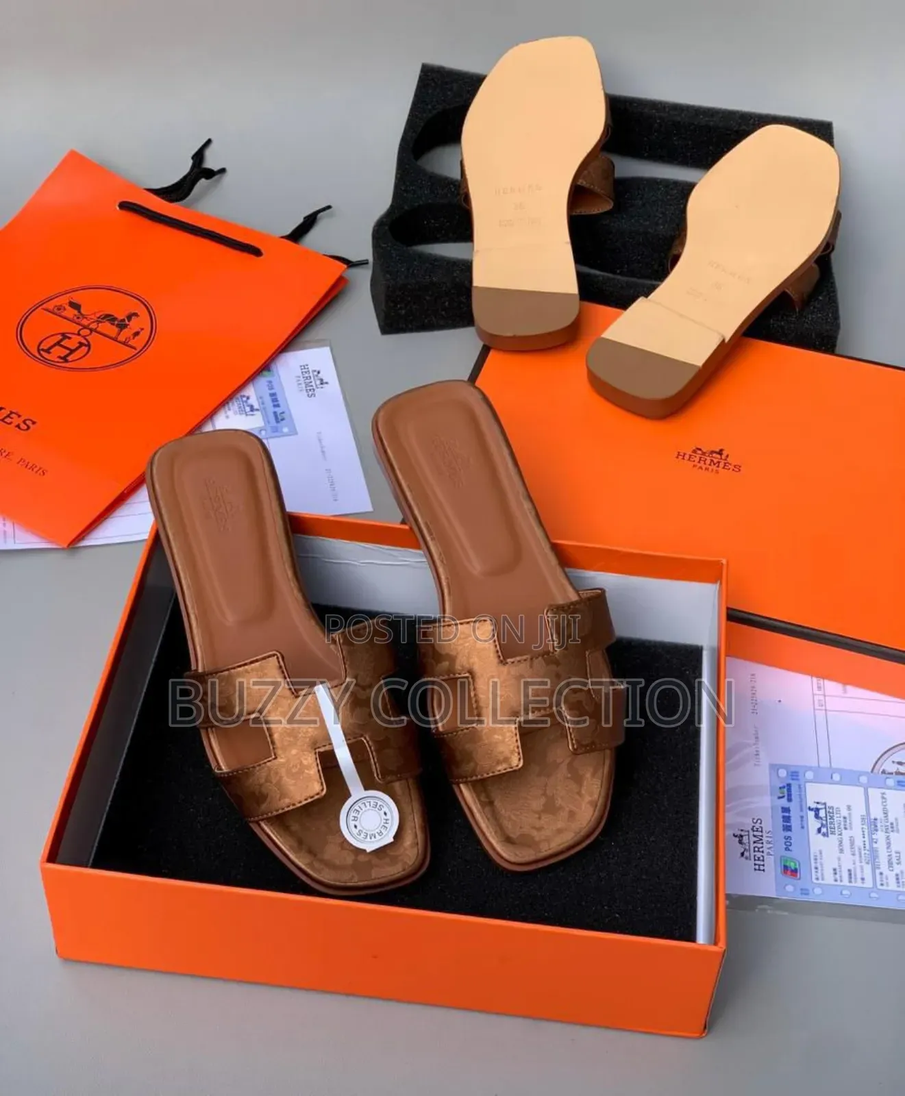 Original Luxury Hermes Slippers
