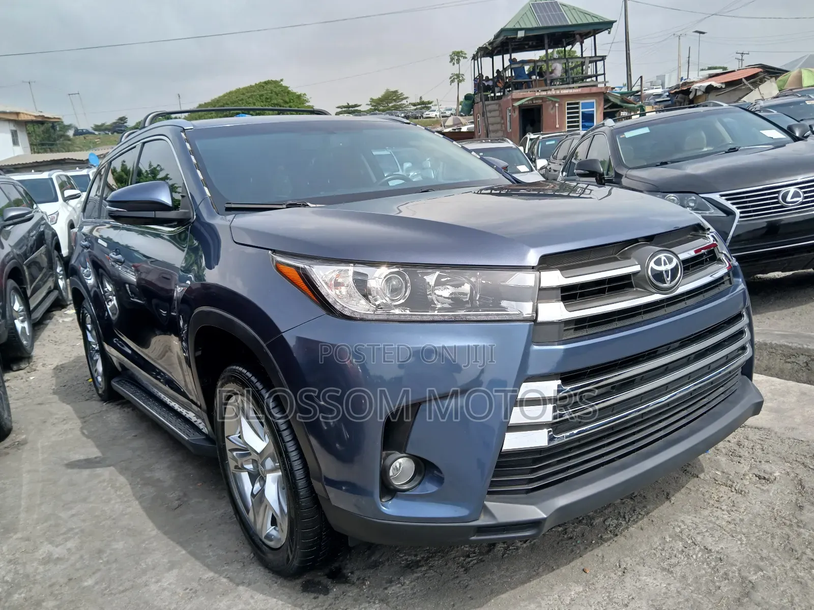 Toyota Highlander Limited 4dr SUV AWD (3.5L 6cyl 6A) 2015 Blue
