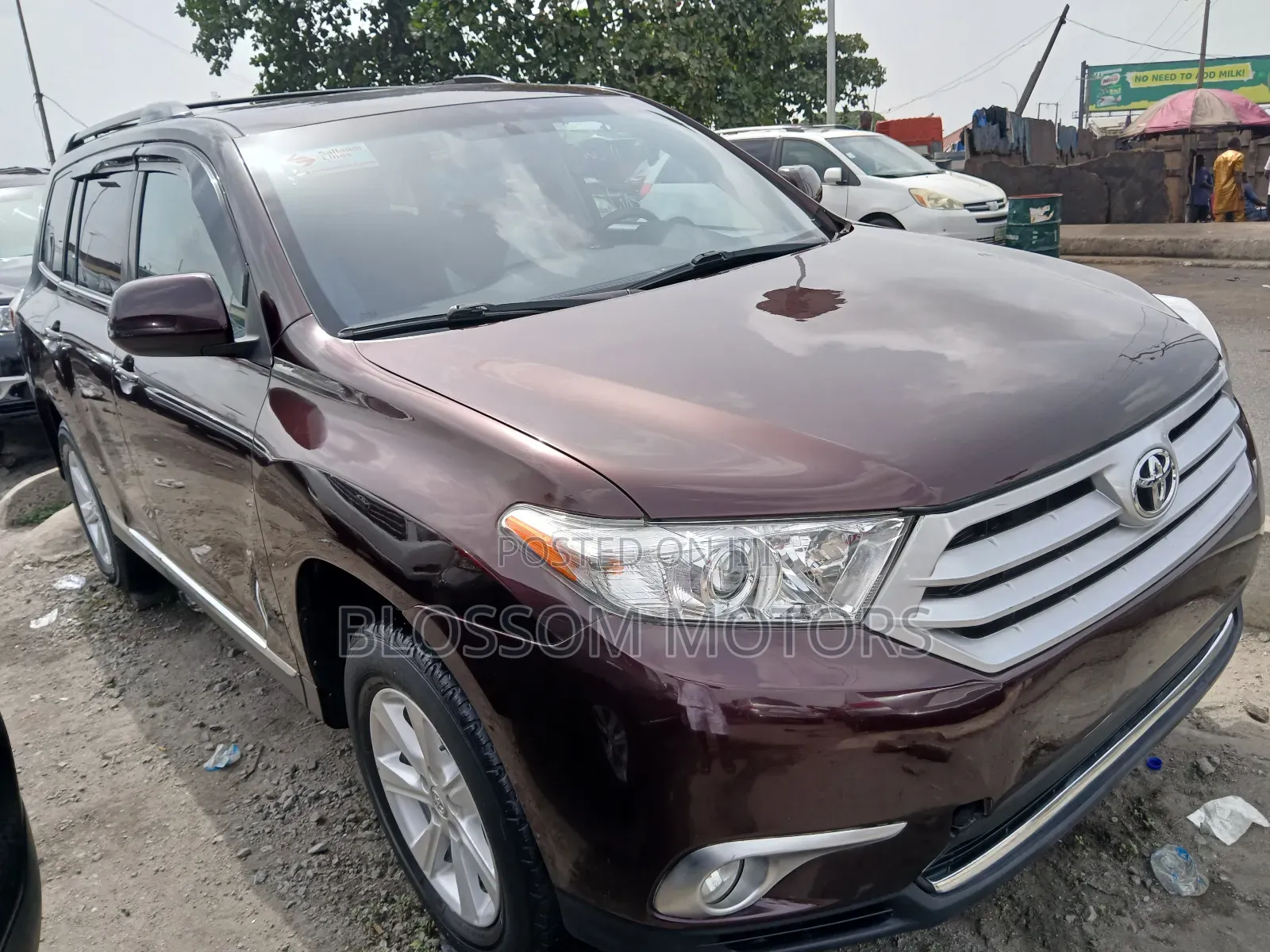 Toyota Highlander Limited 3.5L 2WD 2013 Red