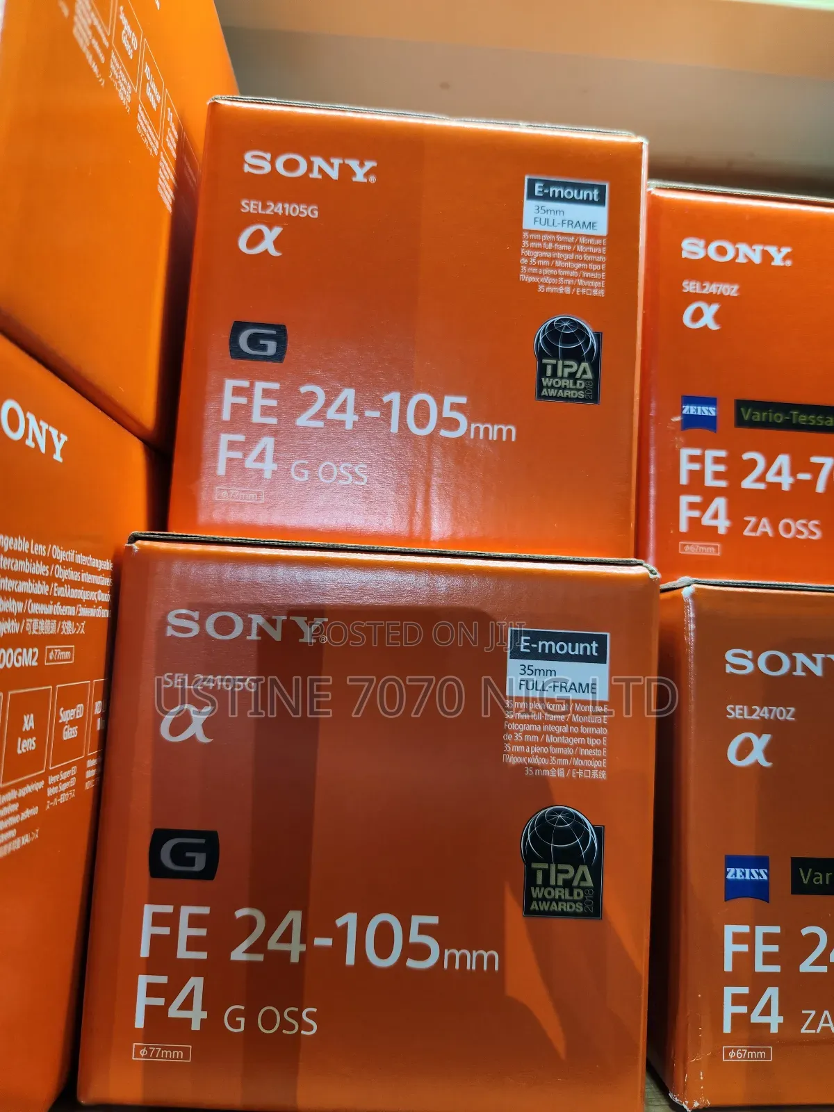 Fe 24-105mm F4 G Oss Sony Lens (New)