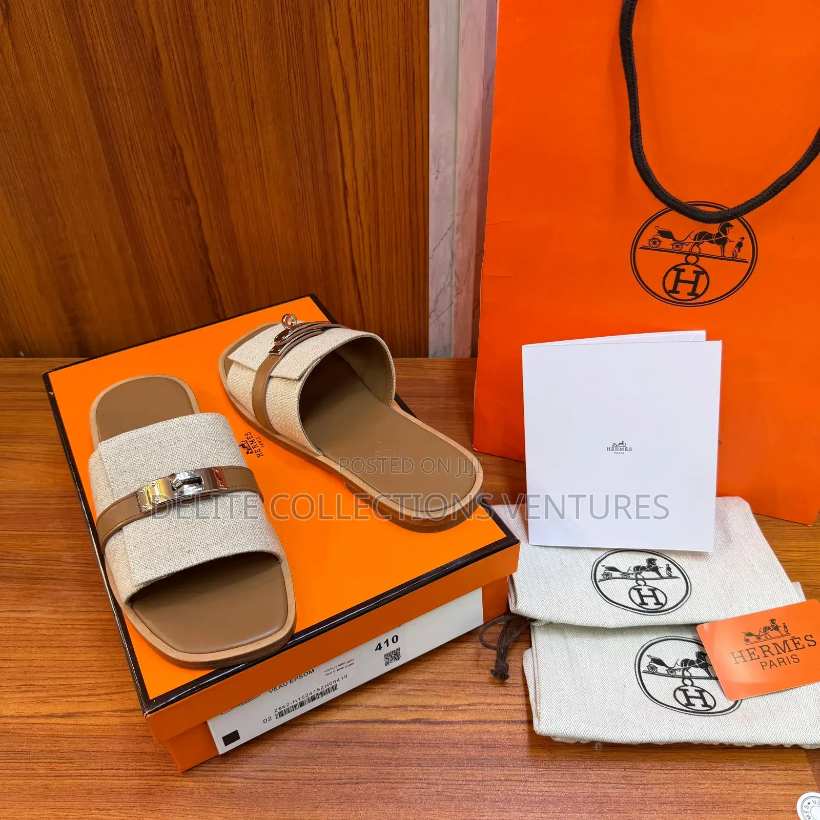Luxury Update  
Original Hermes Gabriel Sandal.