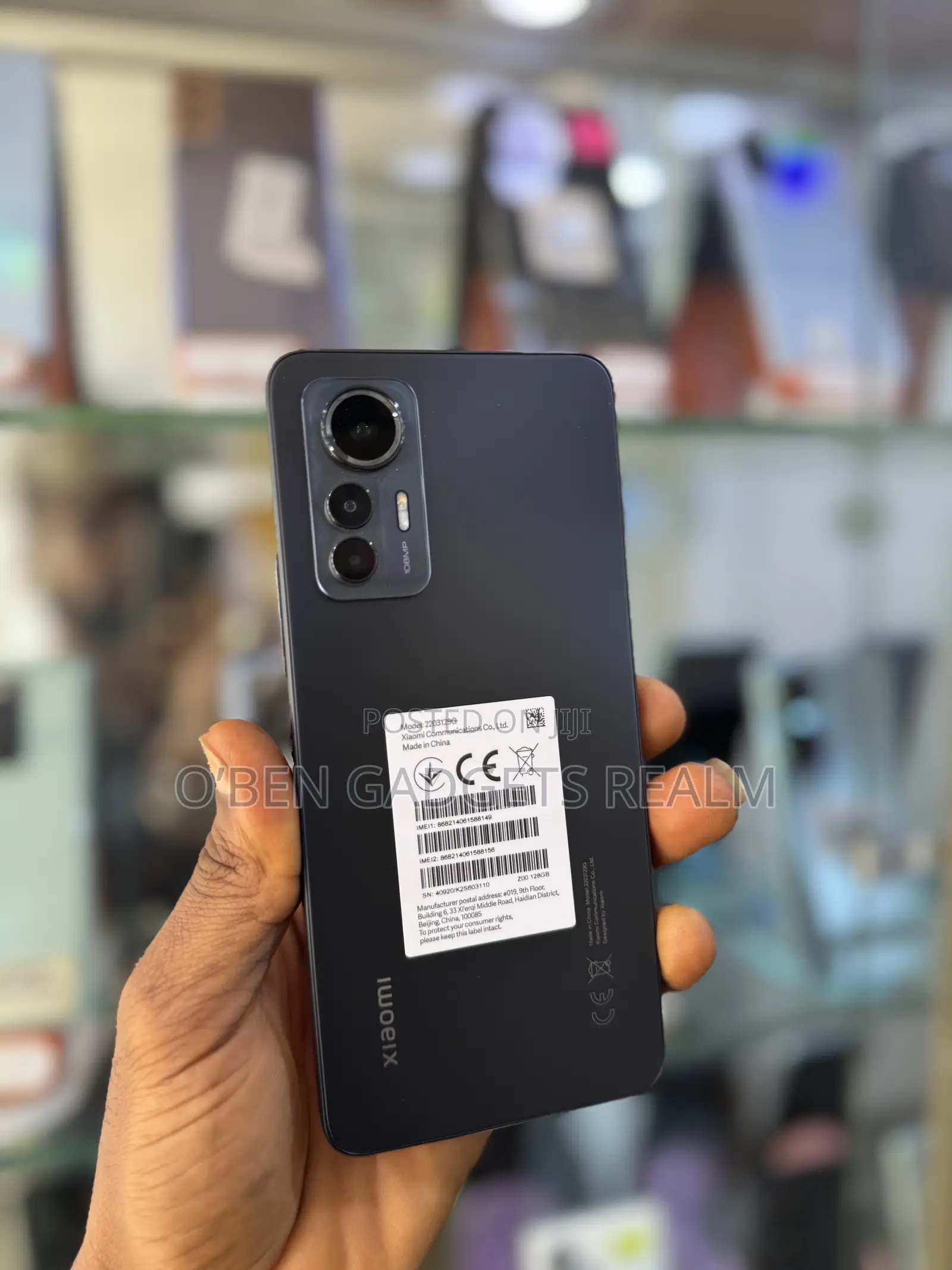 Xiaomi 12 Lite 128 GB Black