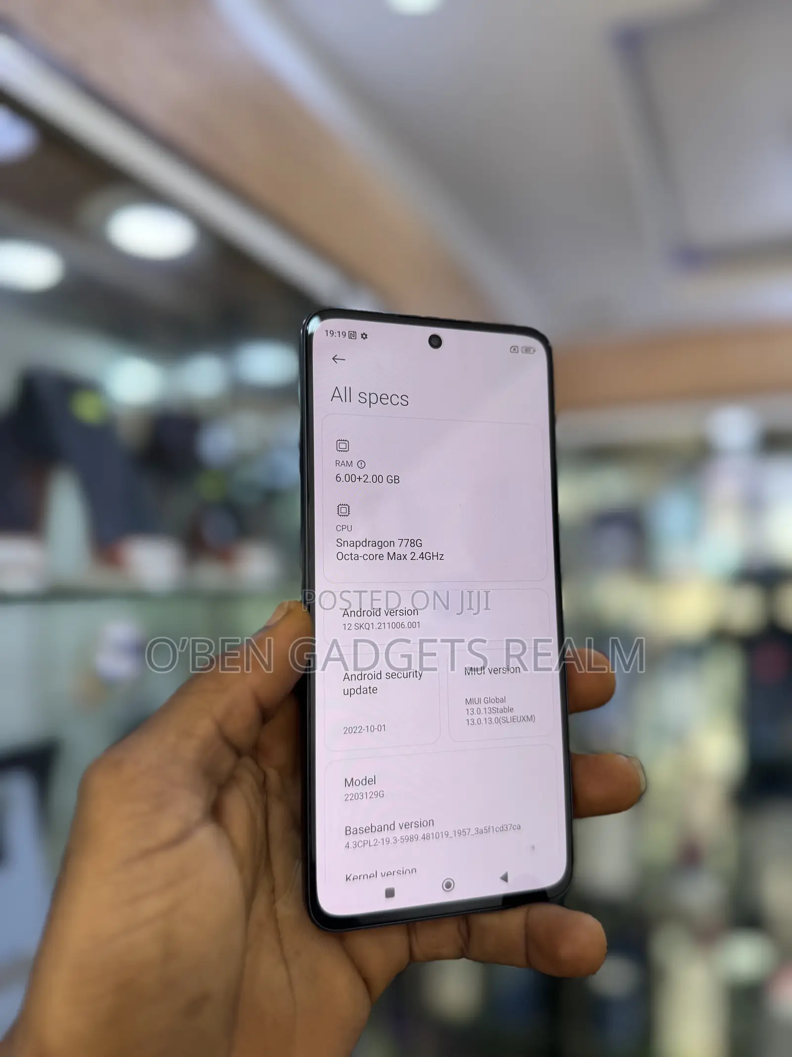 Xiaomi 12 Lite 128 GB Black