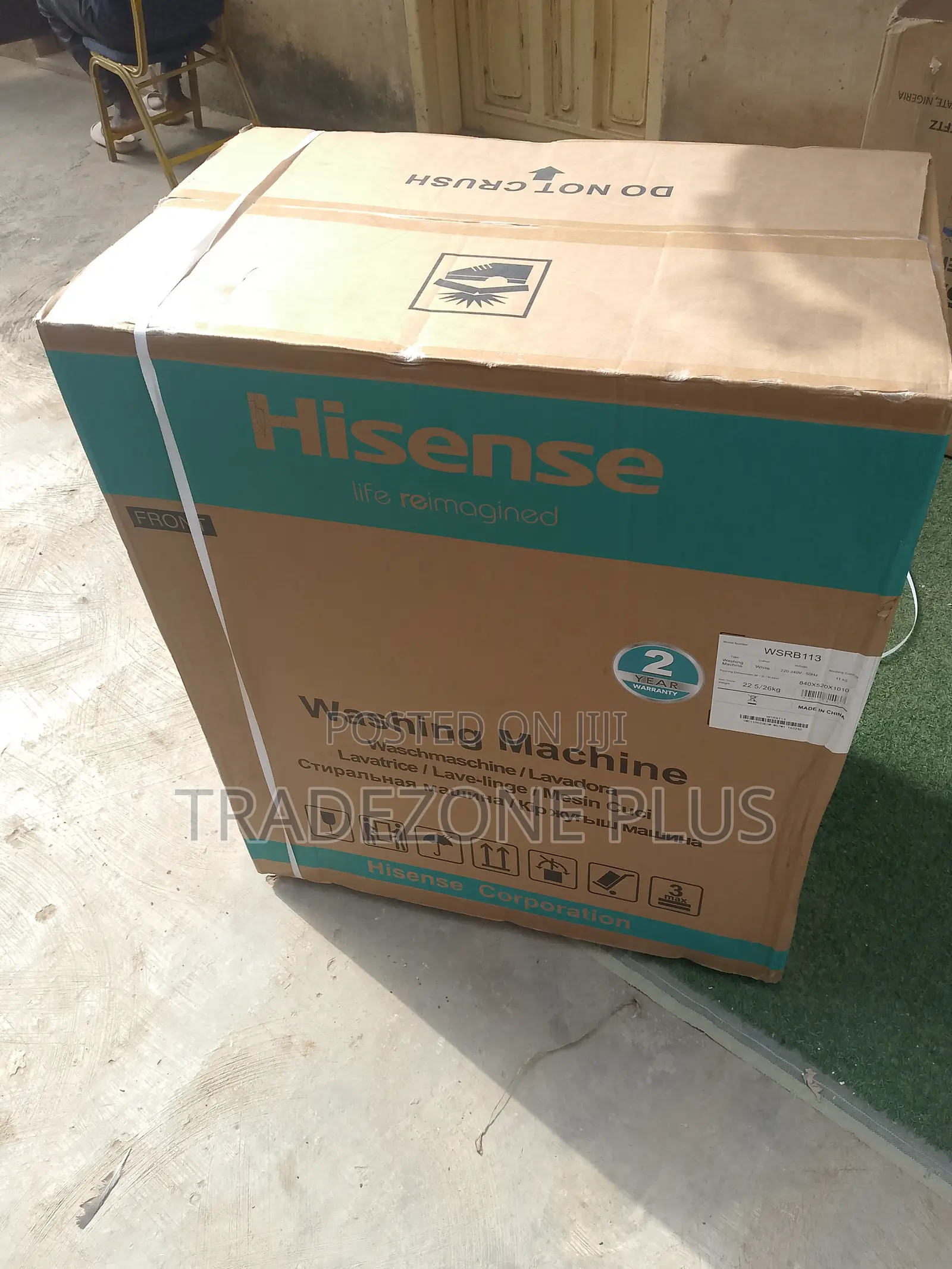 Hisense Wsrb113 Automatic Washing Machine – Fast Silent Operation
