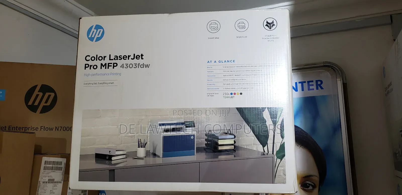 Hp Color Laserjet Pro MFP 4303fdw Printer (5hh67a)