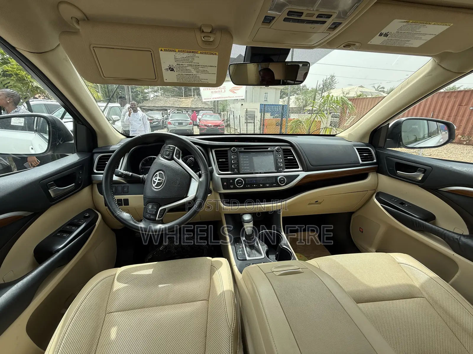 Toyota Highlander Limited 4x2 V6 (3.5L 6cyl 8A) 2018 White