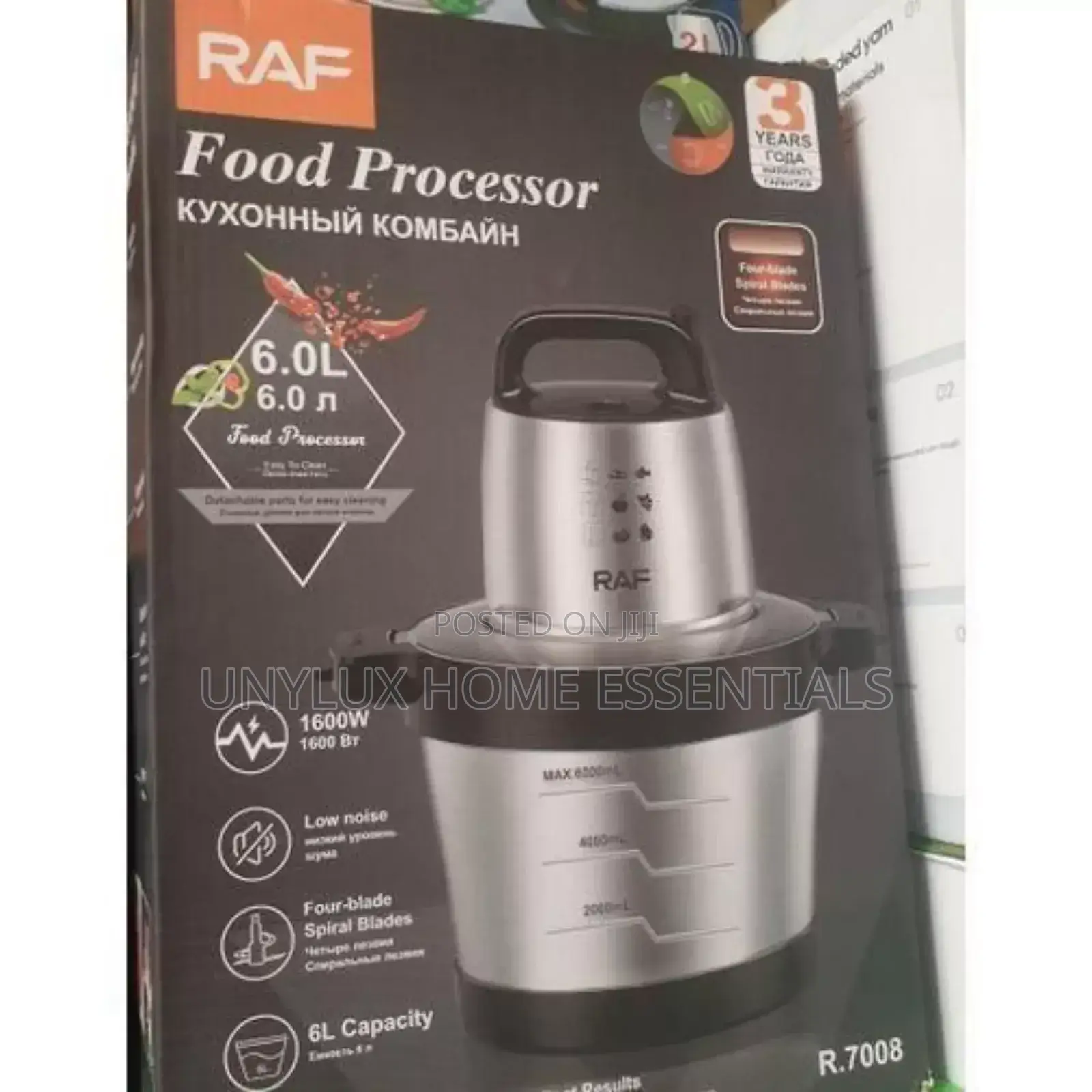 Raf 2 in 1 Yam Pounder/ Food Processor