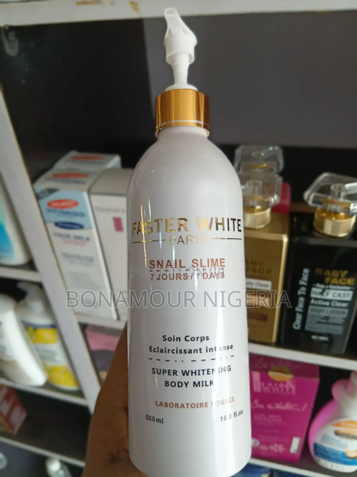 Faster White Paris Body Milk 500ml
