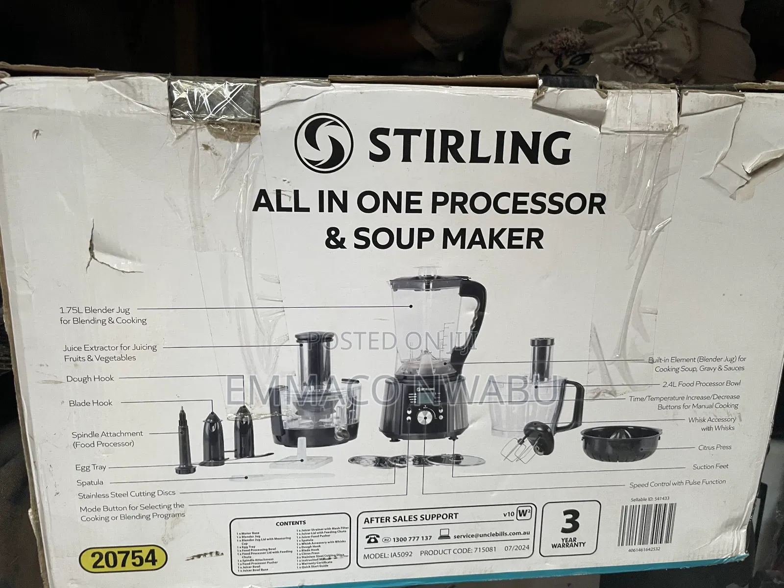 Stirling All in One Processor Soup Maker