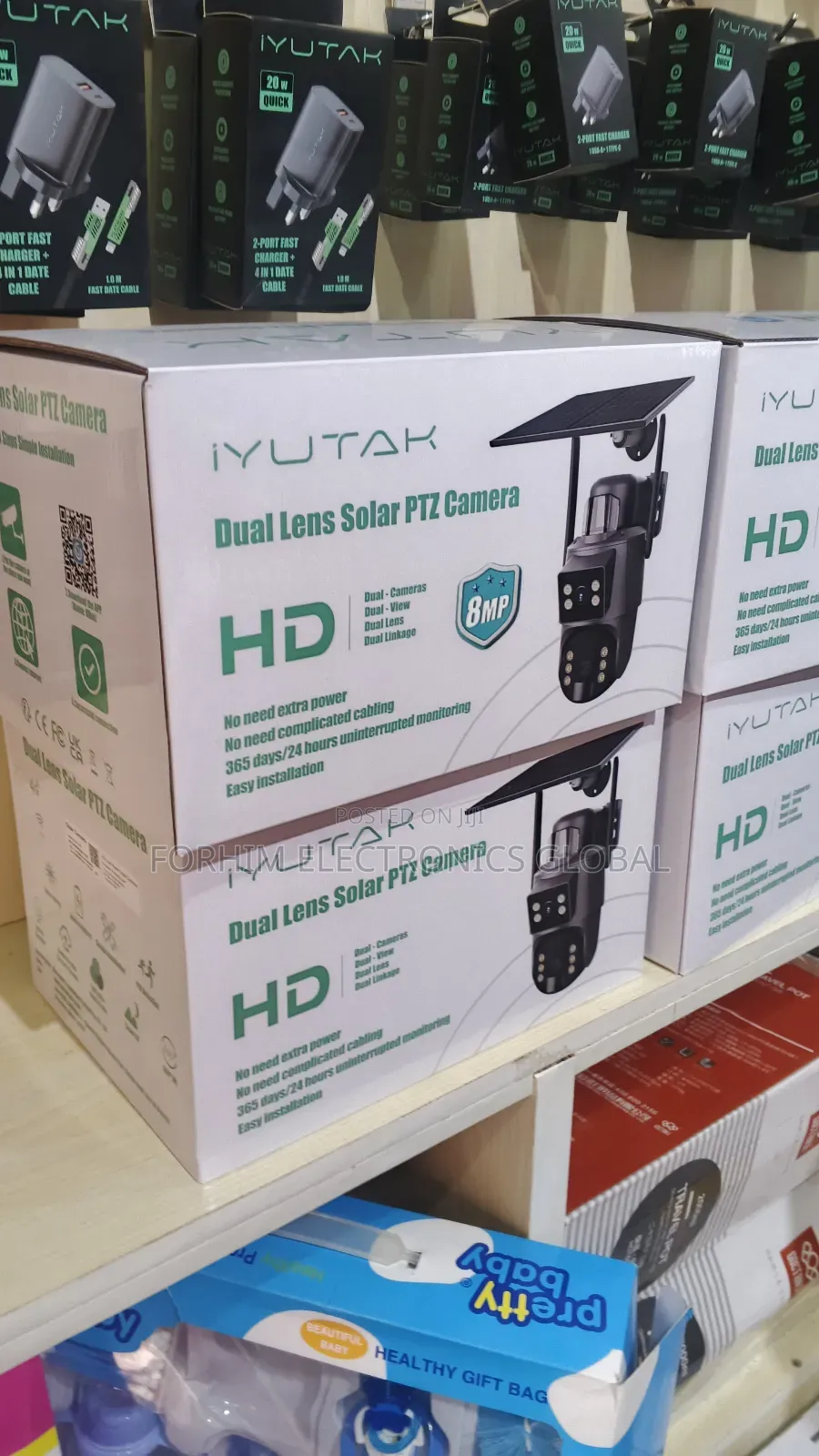 Dual Lens Solar PTZ Camera