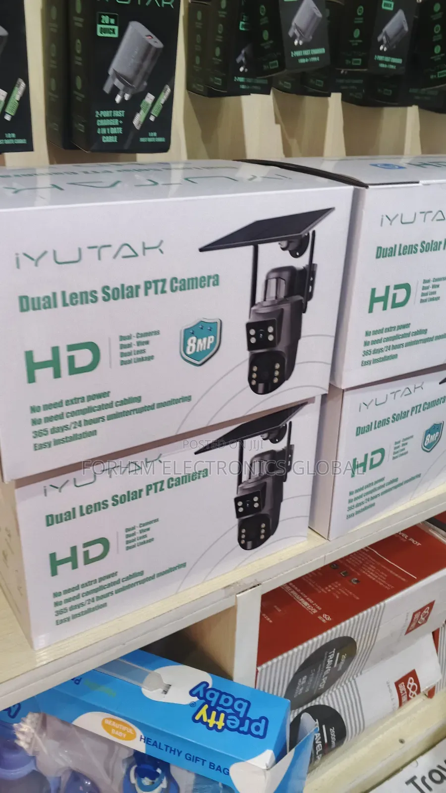 Dual Lens Solar PTZ Camera
