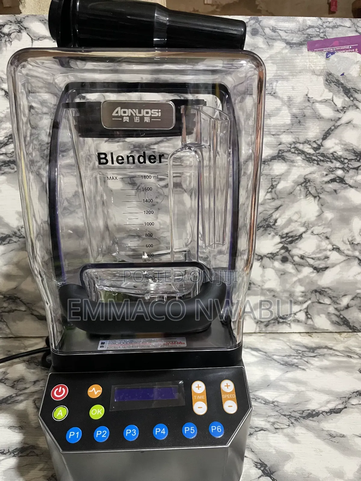 Aonuosi Food Blender Soundproof Enclosure. 2litres