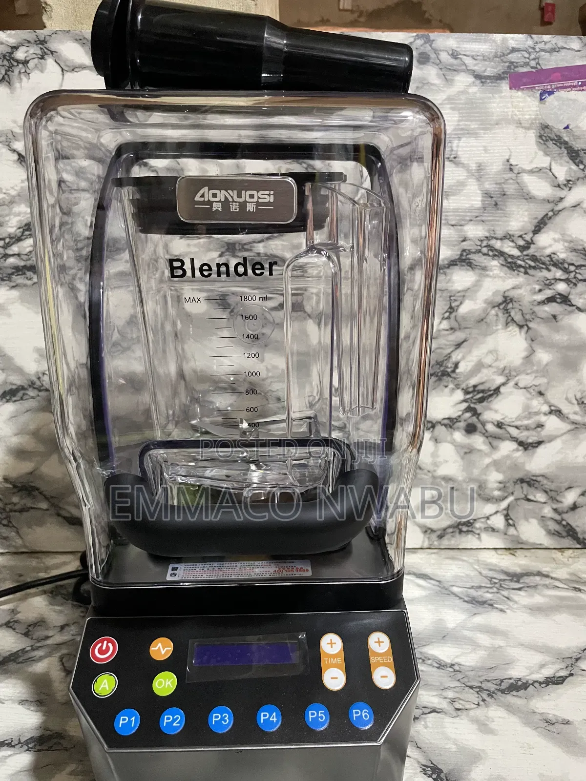 Aonuosi Food Blender Soundproof Enclosure. 2litres