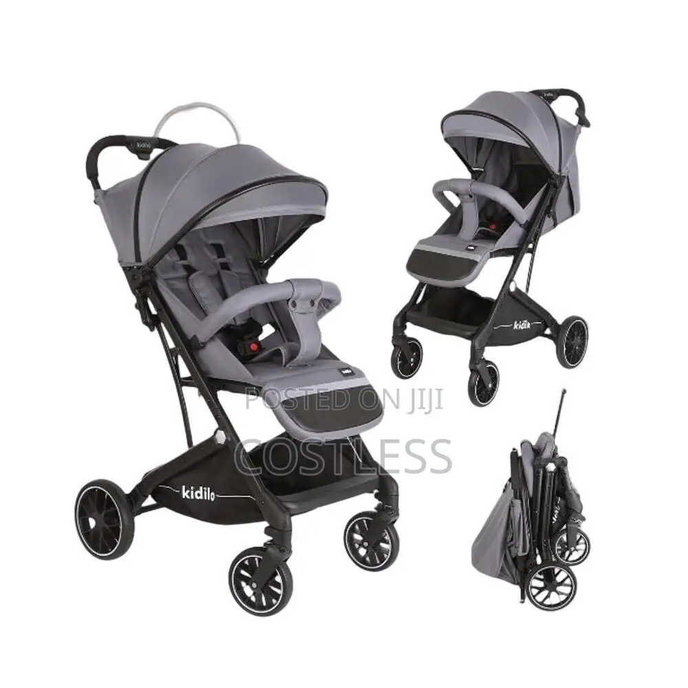 Kidilo Lightweight Double-Fold Baby Stroller.