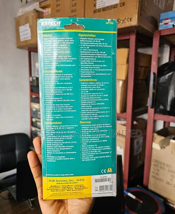 Extech 407730: Digital Sound Level Meter