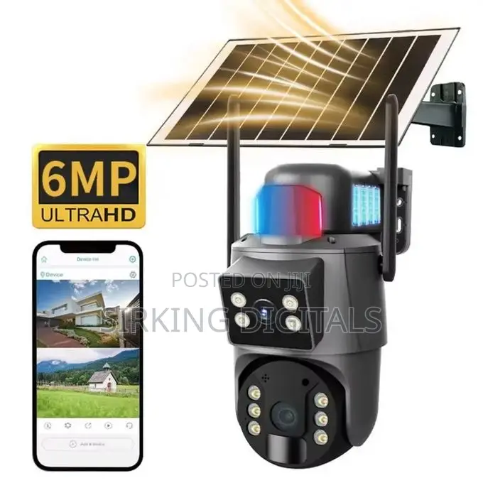 Dual Lens Solar PTZ Camera