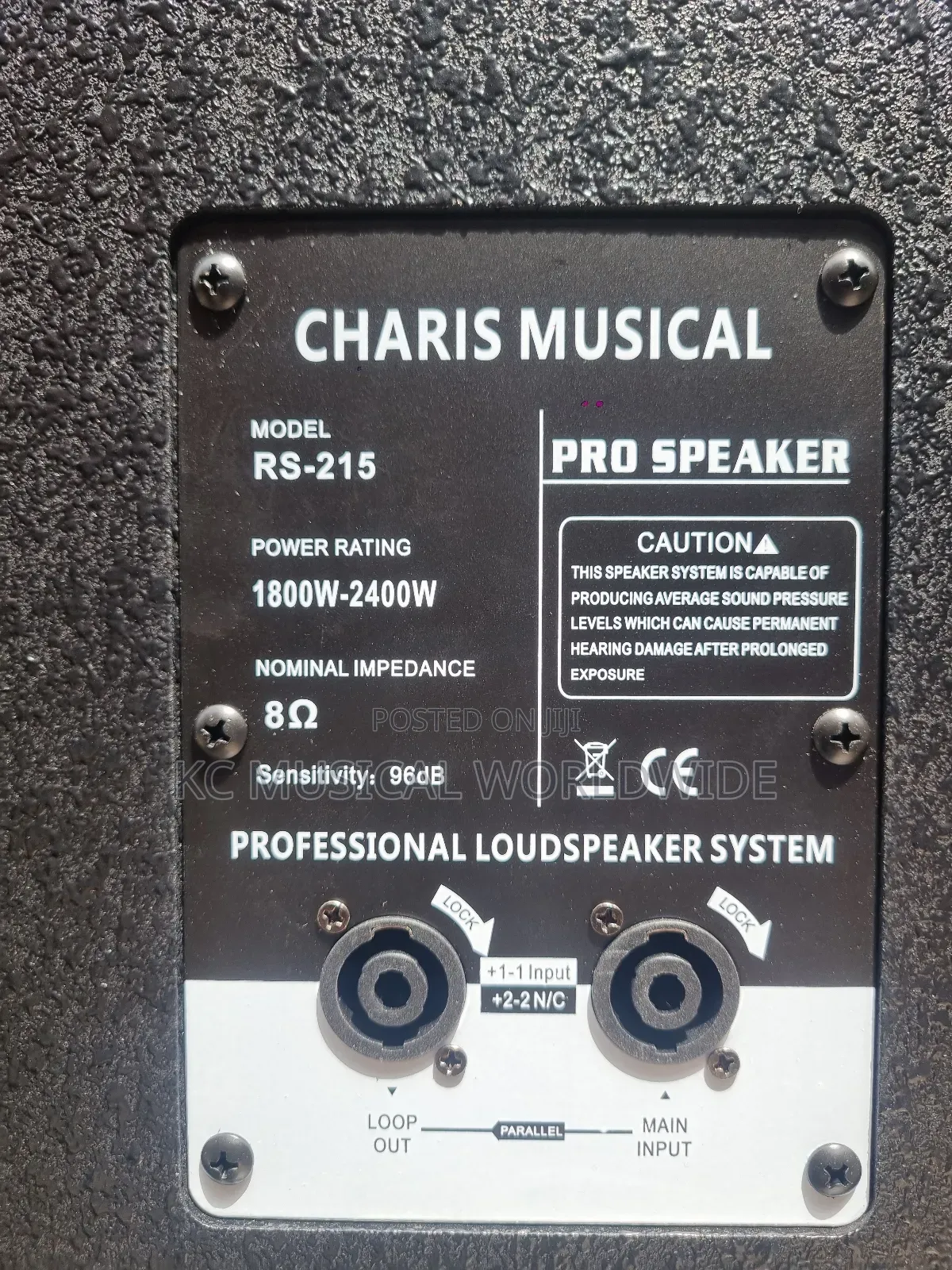 Charis Audio Full Range Speaker Rs215